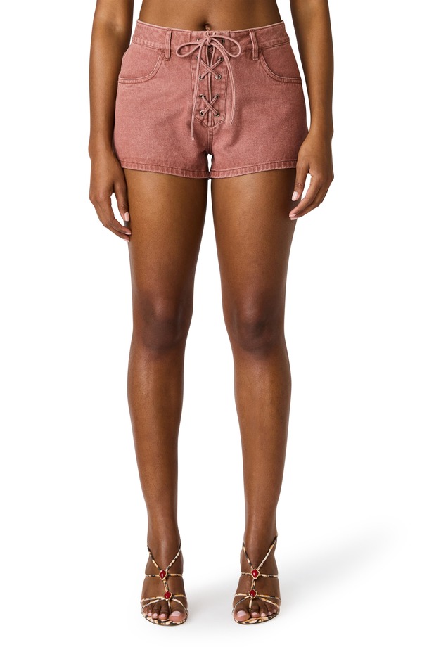 スティーブ マデン レディース ボトムス デニムパンツ ショートパンツ Steve Madden Callisto Denim Shorts Rust ラスト