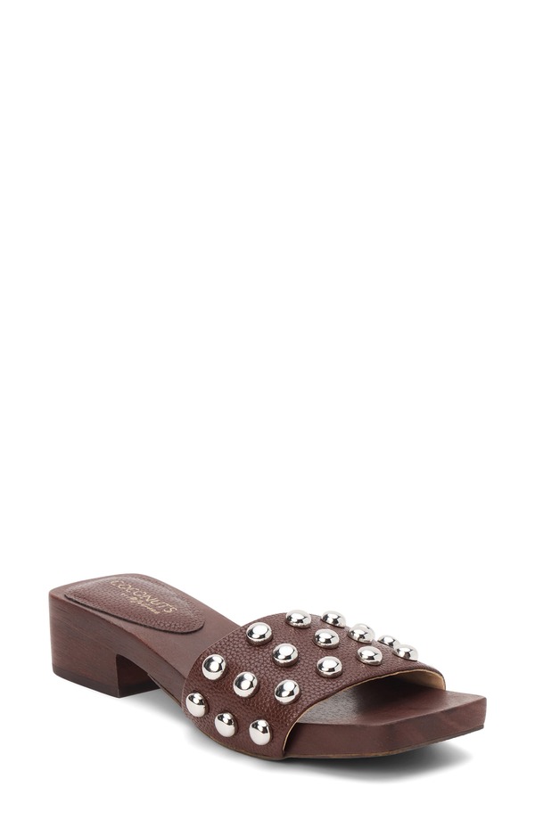 ココナッツバイマッテシィ レディース シューズ 踵 サンダル Coconuts by Matisse Fiora Studded Slide Sandal Choco
