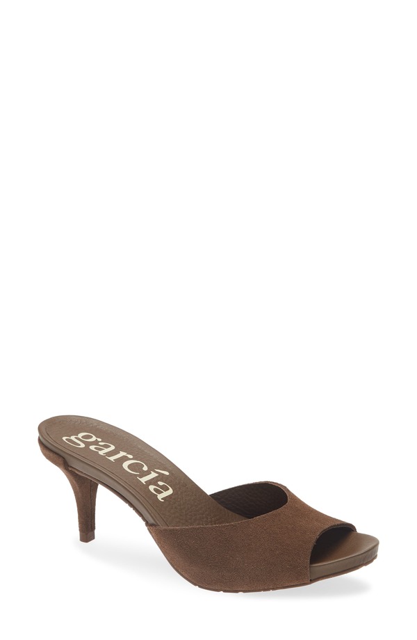ペドロガルシア レディース シューズ 踵 サンダル Pedro Garcia Welch Slide Sandal Chocolat Castoro