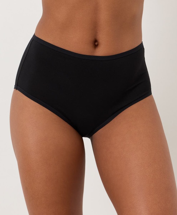 パクト レディース アンダーお召しもの ズボン下 綿織物 Pact Everyday High Rise Brief 5-Pack Made With Organicotton Black 黒いこと