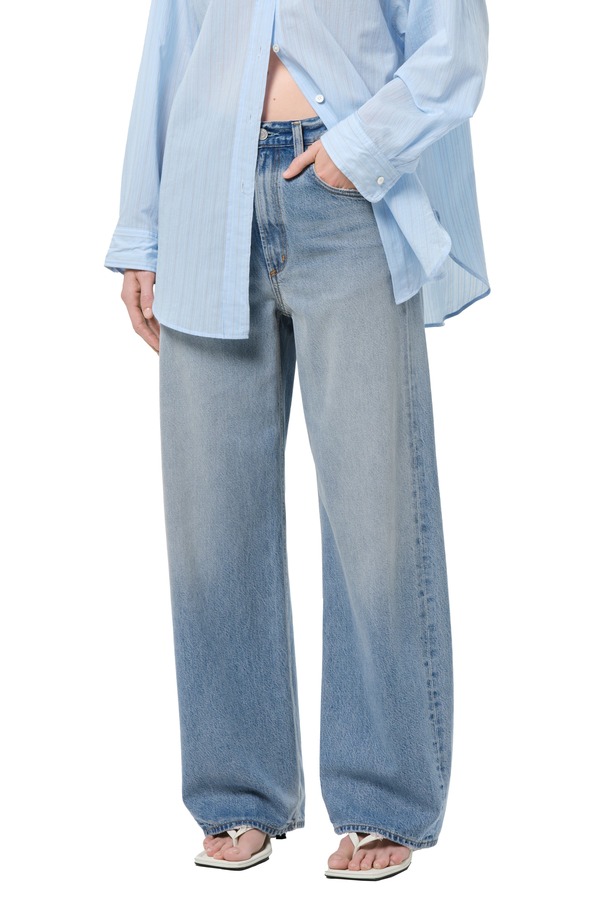 アゴルド レディース ボトムス デニムパンツ ジーンズ AGOLDE Low Curve Jeans Reset Medium Indigo インディゴ