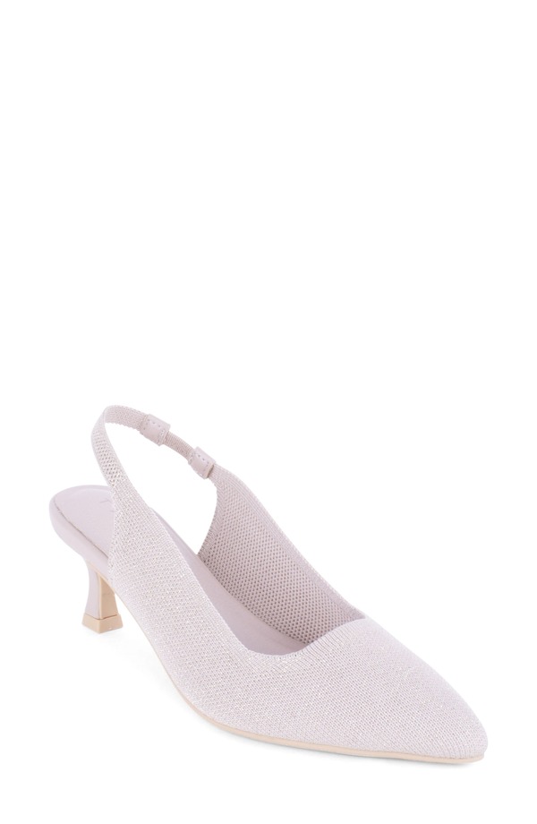 タハリ レディース シューズ ヒール Tahari Zurich Slingback Pump Beige/ Gold ベージュ|ReVida 店