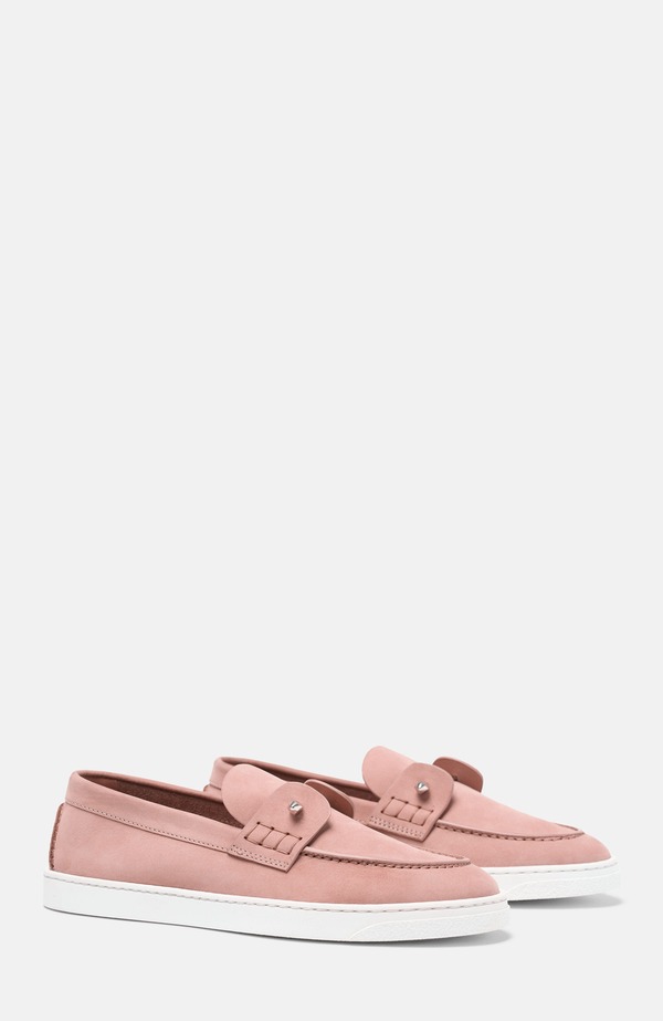 スカロッソ レディース シューズ スリッポン・ローファー SCAROSSO Coline Loafers Lingerie Pink - Nubuck サクラ色