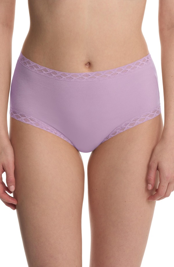 ナトリ レディース アンダーウェア パンツ コットン Natori Bliss Cotton Full Brief Violetulip バイオレット