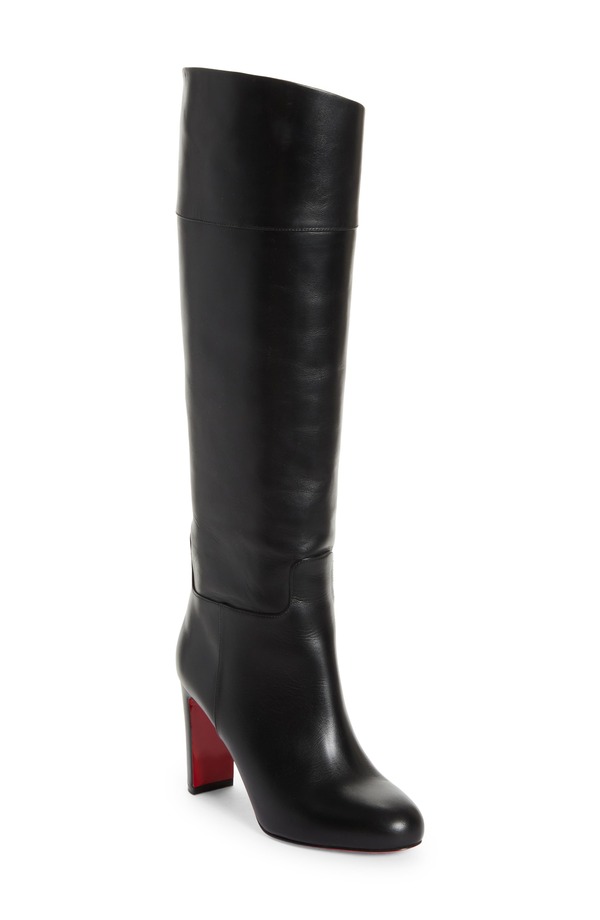 クリスチャン・ルブタン レディース シューズ ブーツ・レインブーツ Christian Louboutin Loo Boot Black 黒いこと