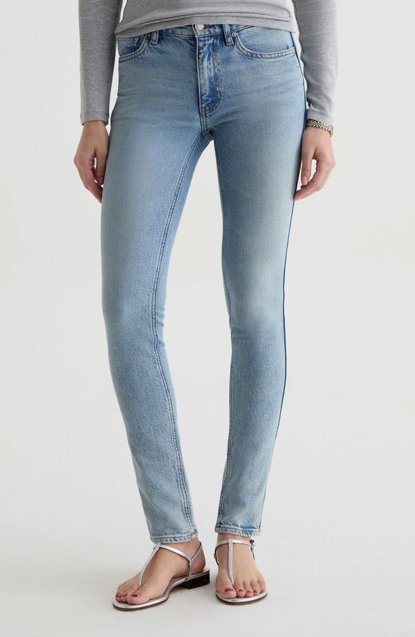 エージー レディース ボトムス デニムパンツ ローライズ ジーンズ AG Quinn Low Rise Cigarette Jeans Angelic