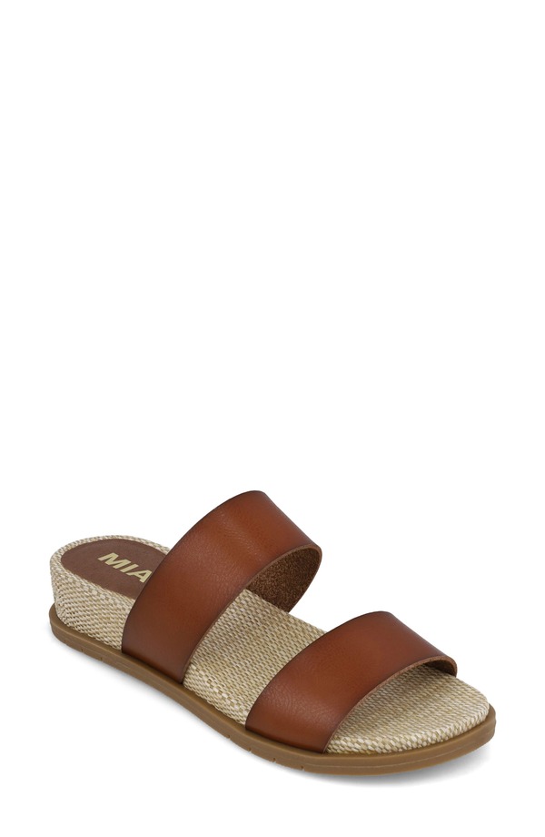 ミア レディース シューズ 踵 サンダル MIA Yelena Sandal Cognac