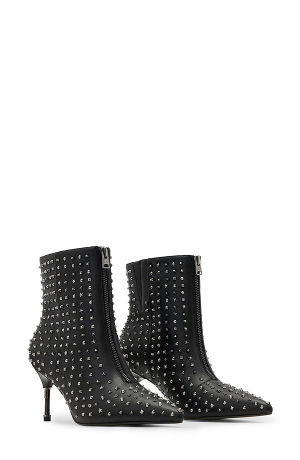 オールセインツ レディース シューズ ブーツ・レインブーツ AllSaints Natasha Stud Bootie Black 黒いこと
