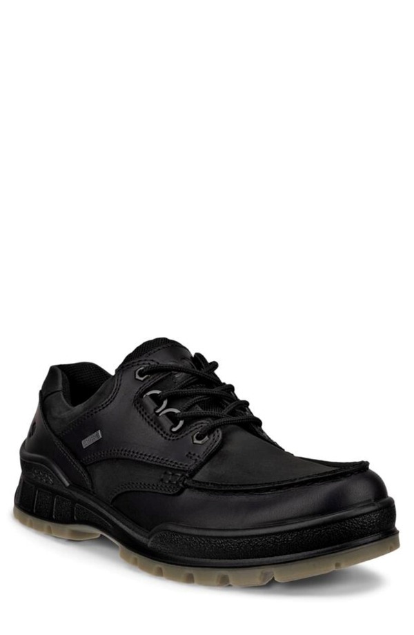残響音 メンズ シューズ オックスフォード 競り合い ECCO Track 25 Waterproof Moc Toe Derby 50659 Black/Black 黒いこと