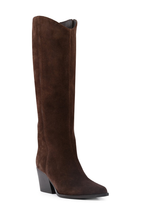 セイシェルズ レディース シューズ ブーツ・レインブーツ Seychelles Begging You Pointed Toe Boot Dark Brown Suede ブラウン
