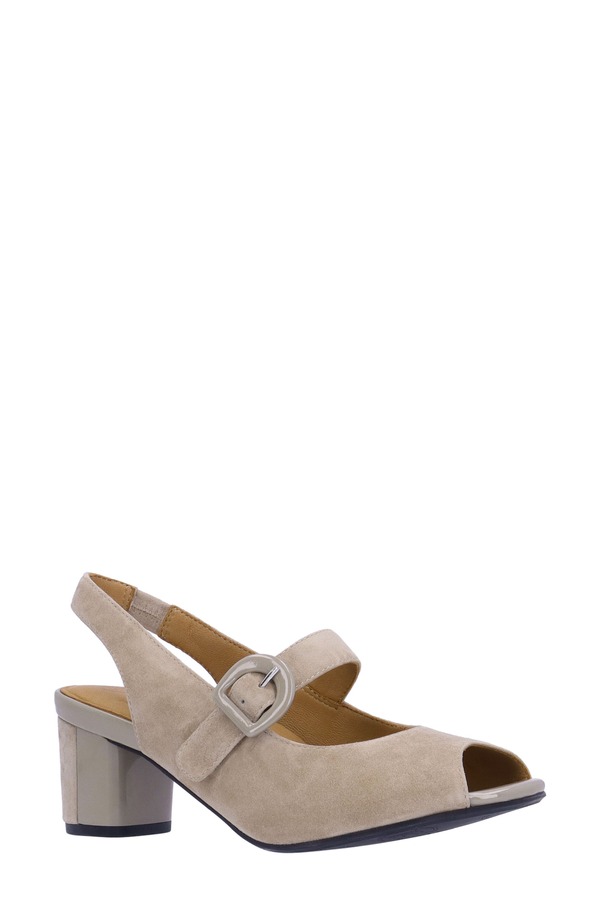 ラモールドピード レディース シューズ 踵 サンダル L\u0027Amour des Pieds Merryn Slingback Mary Jane Sandal Taupe トープ