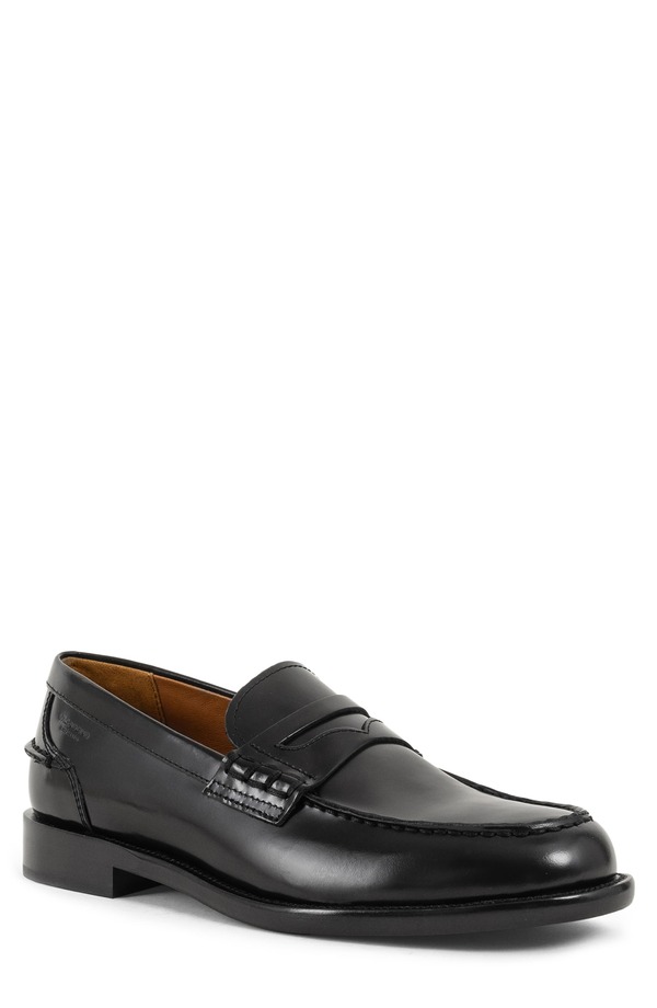 ヴァガボンド メンズ シューズ 置き目毛革 Vagabond Shoemakersteven Penny Loafer Black 黒いこと