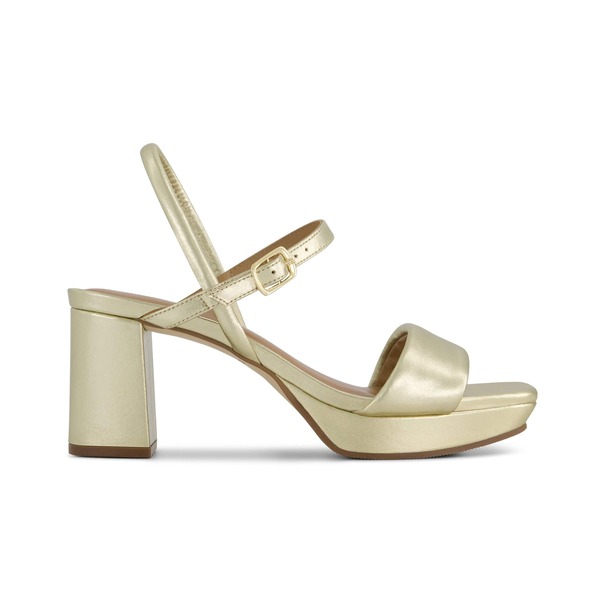 ベルナード レディース シューズ 踵 プラットホーム サンダル Bernardo Footwear Canto Platform Sandal Champagne 三鞭酒