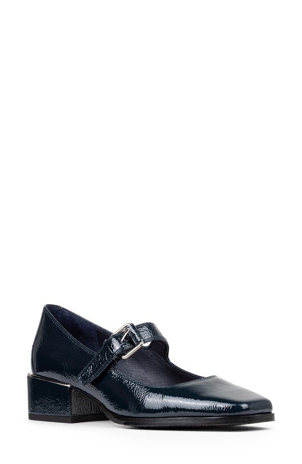 ドナルドプリネール レディース シューズ 踵 Donald Pliner Mary Jane Pump Navy 米国海軍