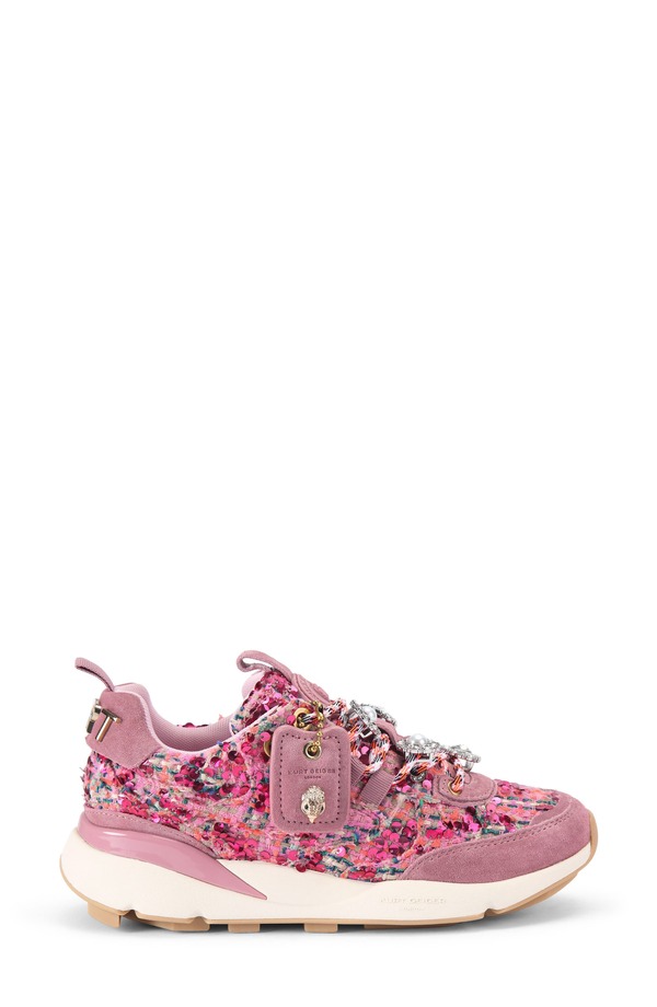 カートジェイガーロンドン レディース シューズ スニーカー Kurt Geiger London Kurt Chunky Sole Sneaker Open Pink ピンク|ReVida 店