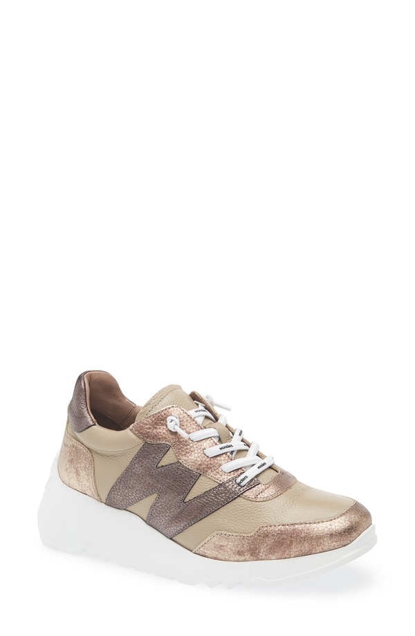 ワンダーズ レディース シューズ スニーカー Wonders Kyoto Sneaker Elvin Oro/ W.taupe/ E.plomo トープ|ReVida 店