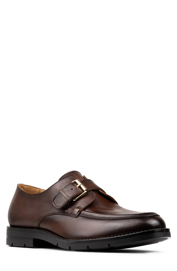 ドナルドプリネール メンズ シューズ モンクストラップ モンク Donald Pliner Calan Monk Strap Shoe Cognac｜ReVida 店