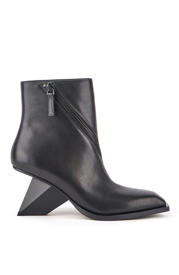 ユナイテッド素っぽんぽん レディース シューズ ブーツ・レインブーツ United Nude Rockit Zip Bootie Black 黒いこと