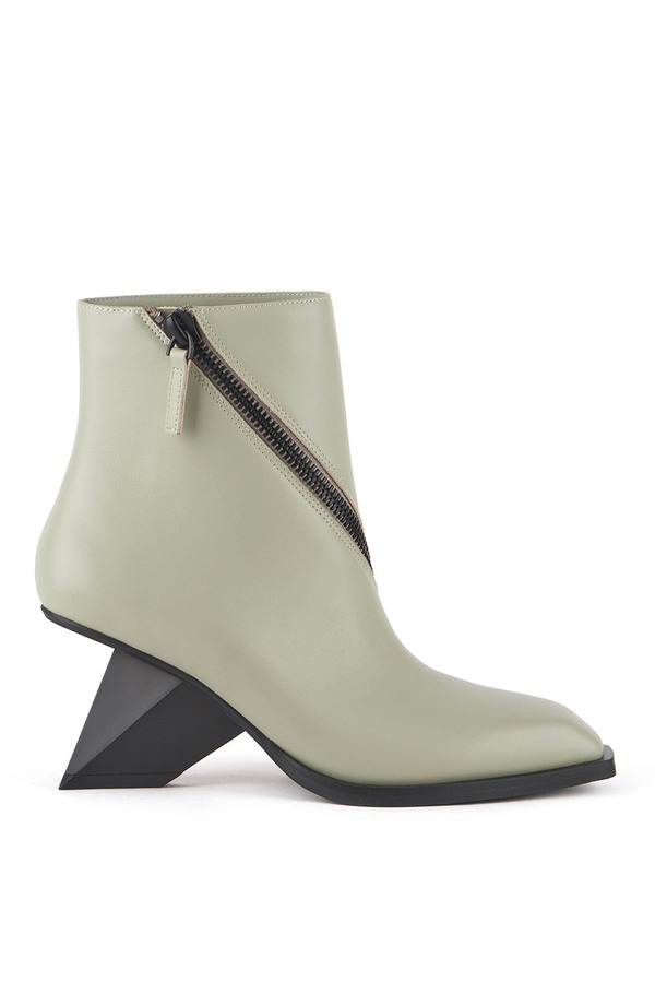 ユナイテッド素っぽんぽん レディース シューズ ブーツ・レインブーツ United Nude Rockit Zip Bootie Sustained Grey 薄墨色