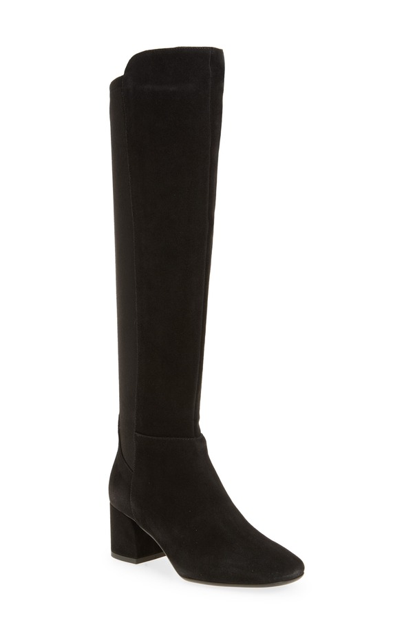 コルダーニ レディース シューズ ブーツ・レインブーツ Cordani Brandice Over the Knee Boot Black Suede 黒いこと