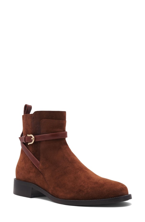 アクアタリア レディース シューズ ブーツ・レインブーツ Aquatalia Nettie Weatherproof Boot Brandy Suede