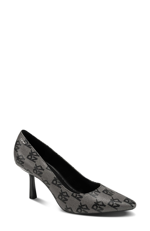 ダナ キャラン ニューヨーク レディース シューズ ヒール DKNY Natrona Pump Black/Black ブラック｜ReVida 店