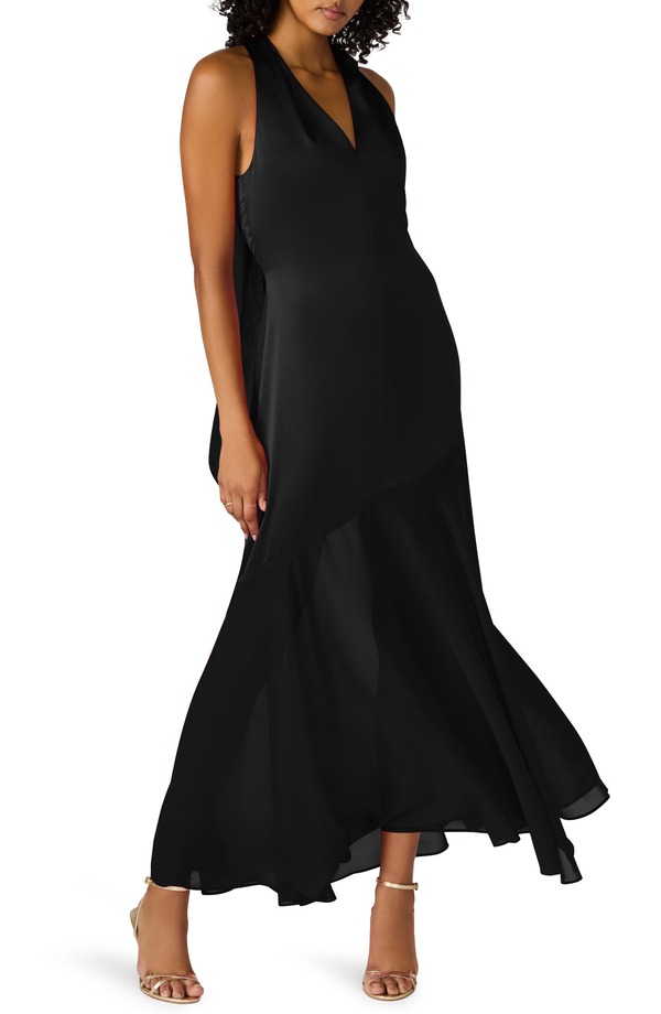 スティーブ マデン レディース トップス ワンピース マキシ Steve Madden Lua Maxi Dress Black ブラック