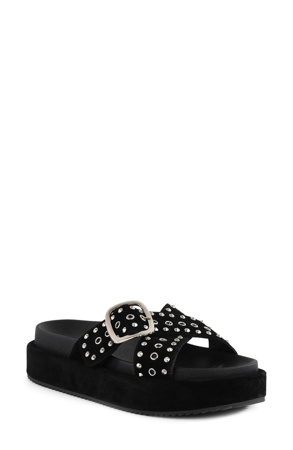 セイシェルズ レディース シューズ サンダル プラットフォーム Seychelles Crushing Wave Platform Slide Sandal Black ブラック｜ReVida 店