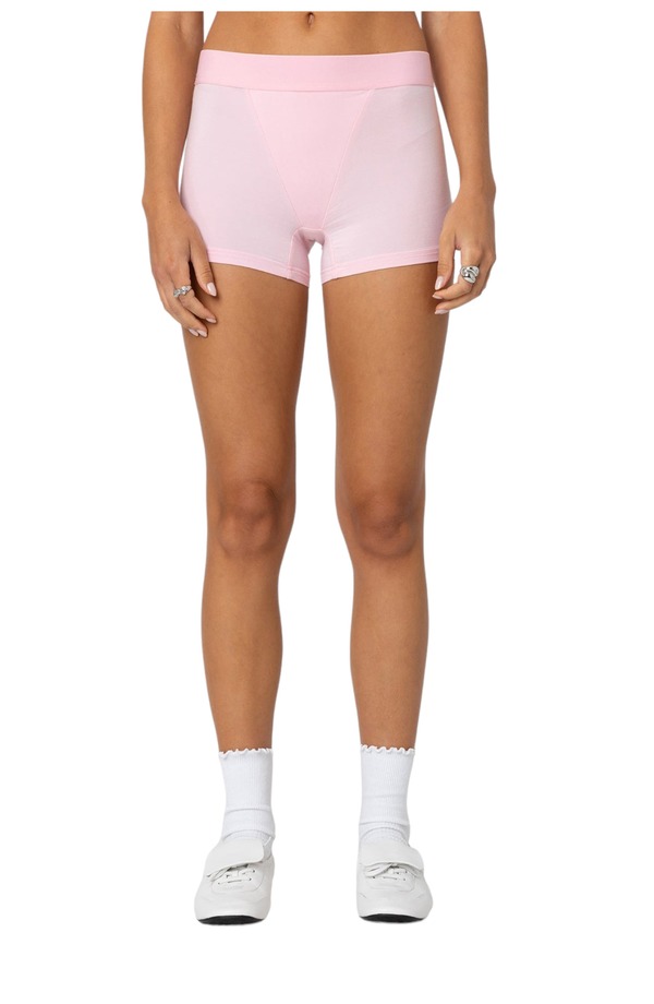 アディクテッド レディース ボトムス ハーフパンツ・ショーツ ショートパンツ EDIKTED Bike Shorts Pink ピンク