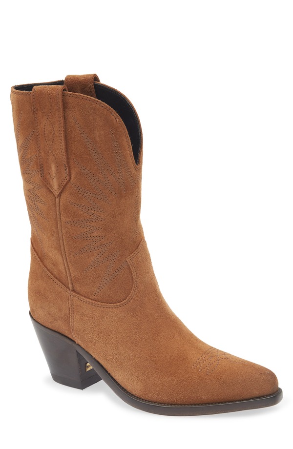 ゴールデングース レディース シューズ ブーツ・レインブーツ Golden Goose Wish Star Pointed Toe Western Bootan タン
