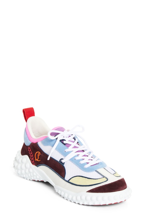 クリスチャン・ルブタン レディース シューズ スニーカー Christian Louboutin Mara Runner Sneaker Version Ceruleo/ Amara