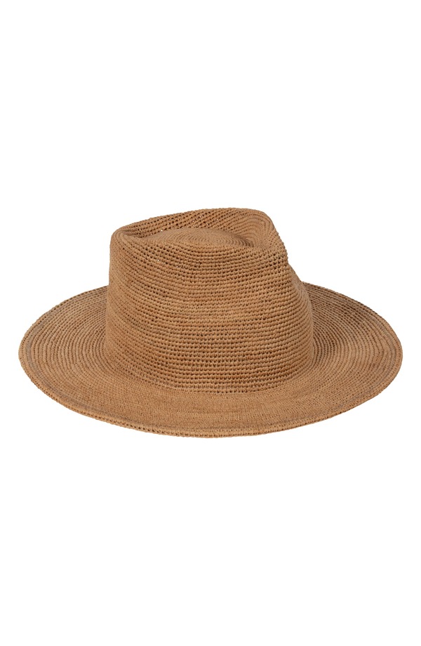 ラックオブカラー レディース アクセサリー 帽子 Lack of Color Crochet Fedora Tan タン|ReVida 店