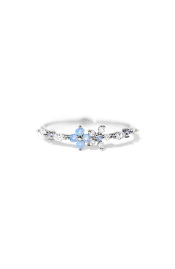 ガール ズクルー レディース アクセサリー 指輪 Girls Crew Blue Blossom Garden Ring Silver シルバー