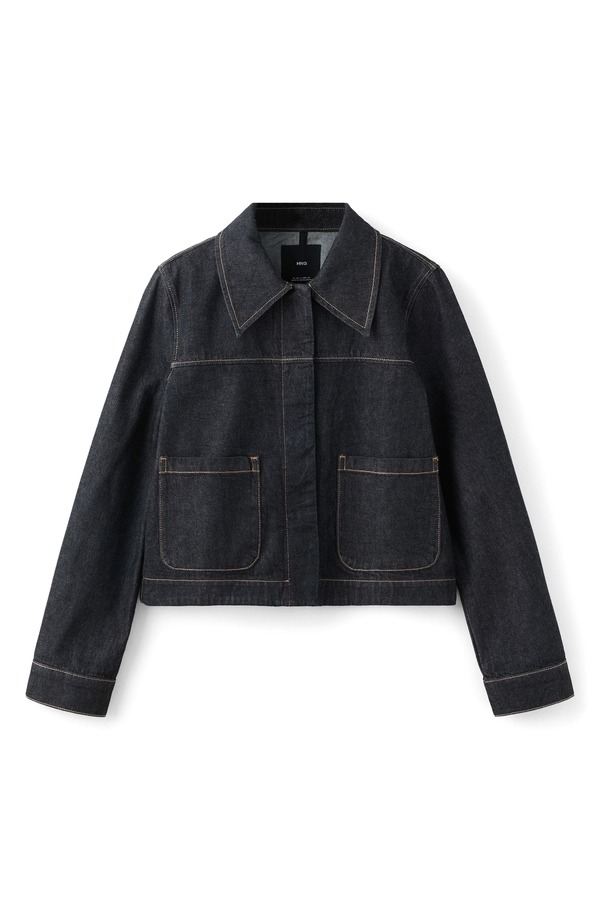マンゴ レディース アウター ジャケット・ブルゾン MANGO Cazadora Clemence Jacket Open Blue ブルー