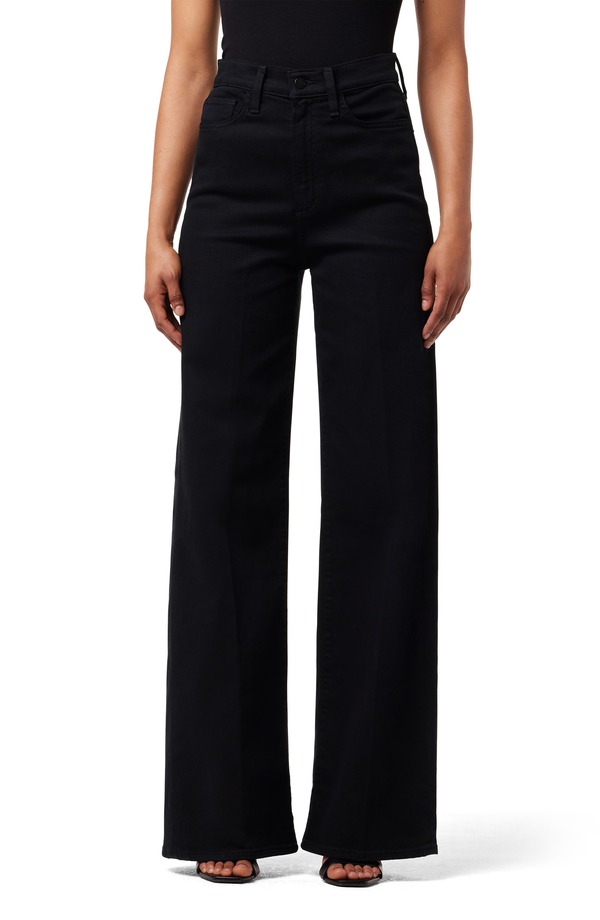 ジョーズ レディース ボトムス デニムパンツ ワイドレッグ ハイウエスト ジーンズ Joe's The Mia High Waist Wide Leg Jeans Black ブラック