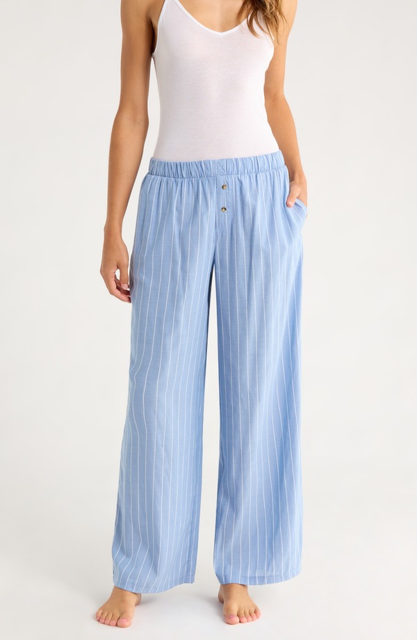 ハニーデュー インティメッツ レディース ボトムス レギンス パンツ Honeydew Hangout Stripe Pajama Pants Chambray Stripe ストライプ｜ReVida 店
