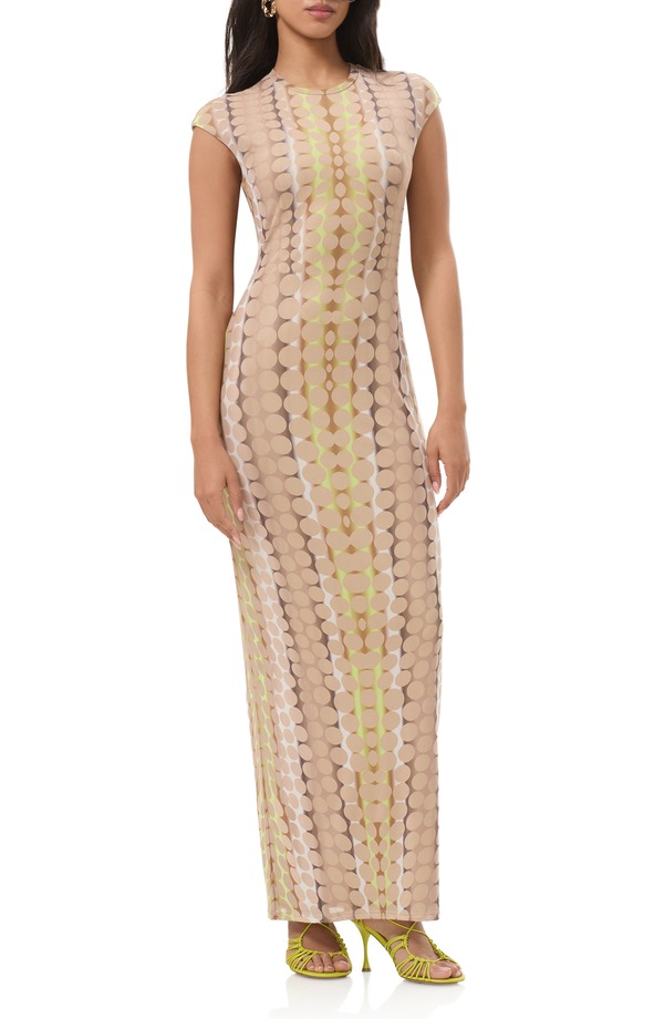 エーエフアールエム レディース トップス ワンピース マキシ AFRM Cody Body-Con Maxi Dress Tonal Dot