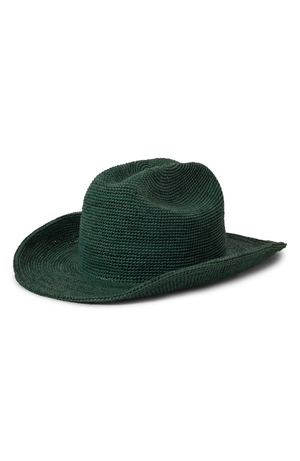 ブリクス米トン レディース 付属品 かぶり笠 Brixton Odessa Packable Straw Cowboy Hat Primal Green 緑であること