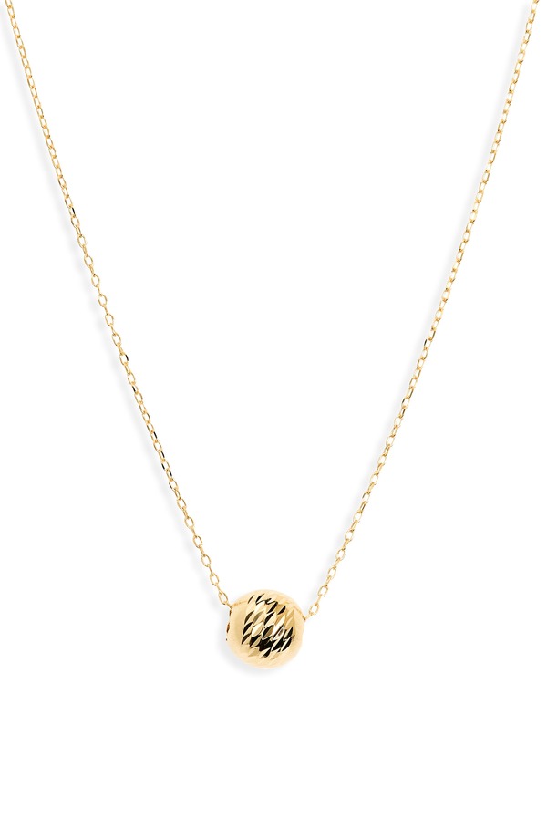 ボニー レヴィ レディース アクセサリー ネックレス・チョーカー レース Bony Levy 14K Gold Sphere Pendant Necklace 14K Yellow Gold イエロー