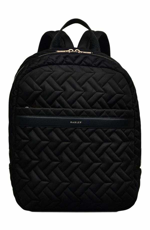 ラドリー レディース バッグ バックパック・リュックサック Radley Holland Park - Quilt Medium Ziptop Backpack Black ブラック