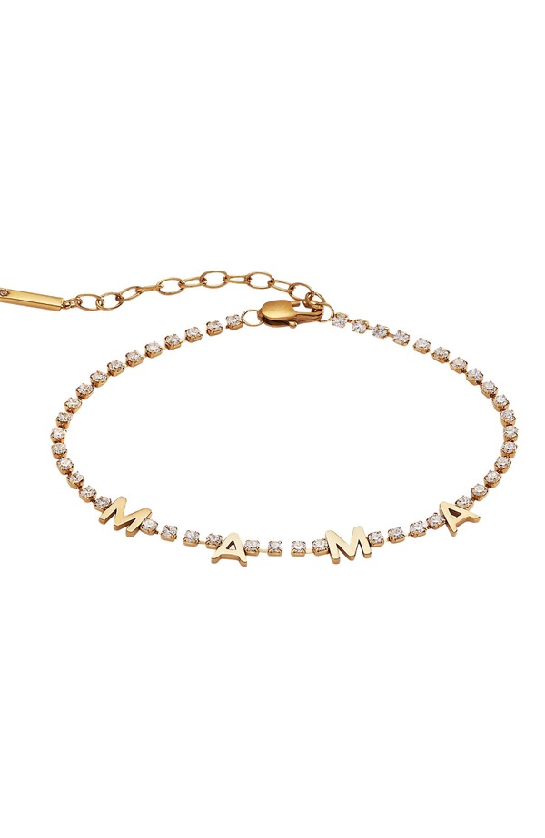 アレックスアンドアニ レディース アクセサリー ブレスレット・バングル・アンクレット Alex and Ani Mama Tennis Bracelet Gold ゴールド