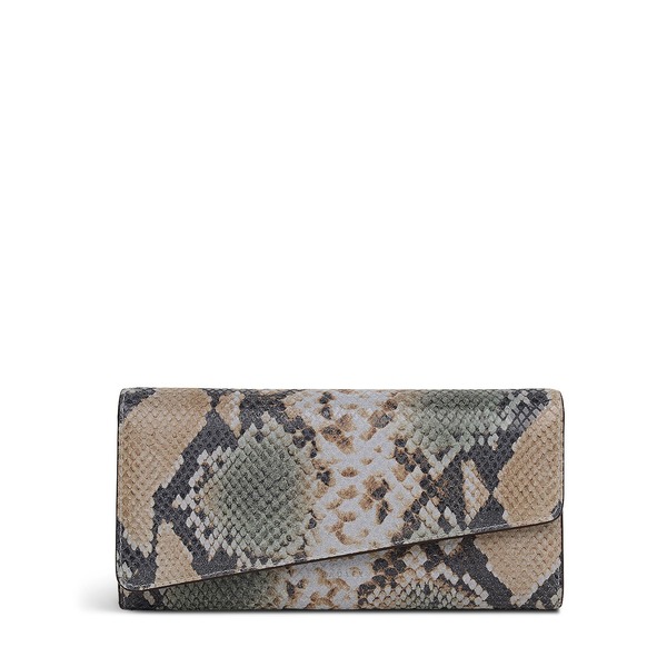 ラドリー レディース 付属品 紙入れ Radley The Kensal - Faux Snake Large Flapover Wallet Pineedle