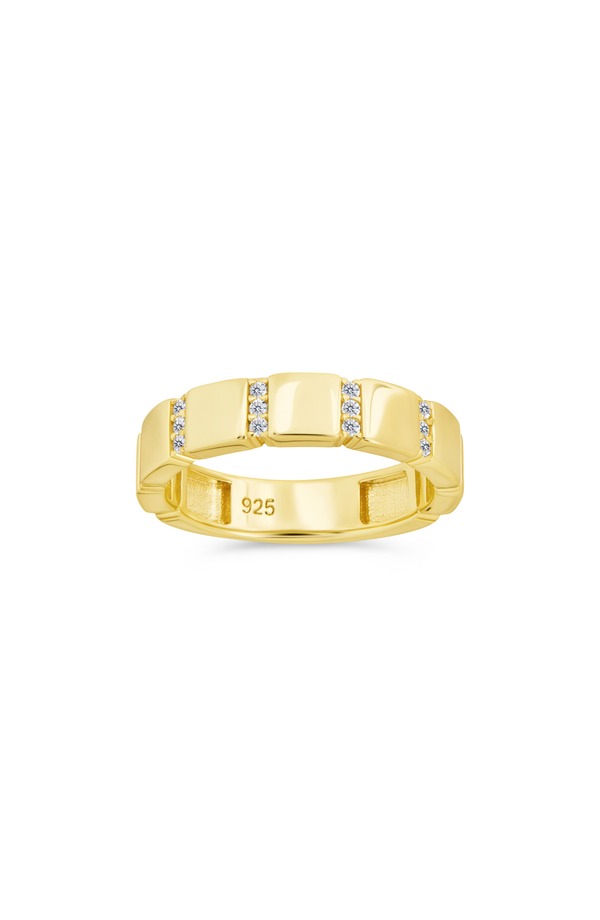 スターリングフォーエバー レディース アクセサリー 指輪 Sterling Forever Bradley Cubic Zirconia Ringold ゴールド｜ReVida 店
