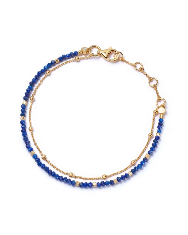 アストレークラーク レディース アクセサリー ブレスレット・バングル・アンクレット Astley Clarke Gold Fine Biography Lapis Bracelet Lapis ゴールド