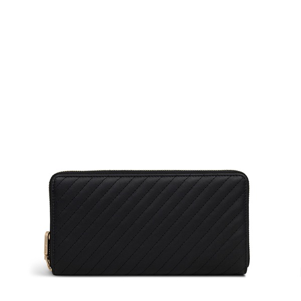 ラドリー レディース 付属品 紙入れ スピード競技 Radley Dukes Place - Quilt Large Zip Around Wallet Black 黒いこと
