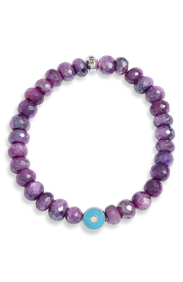 アンジー レディース アクセサリー ブレスレット・バングル・アンクレット Anzie Soul Mystic Moonstone Stretch Bracelet Purple パープル