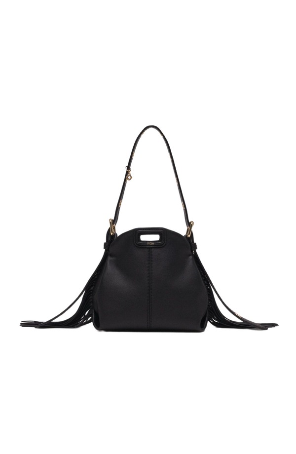 マージュ レディース バッグ レザー maje Miss Micro leather bag Black ブラック