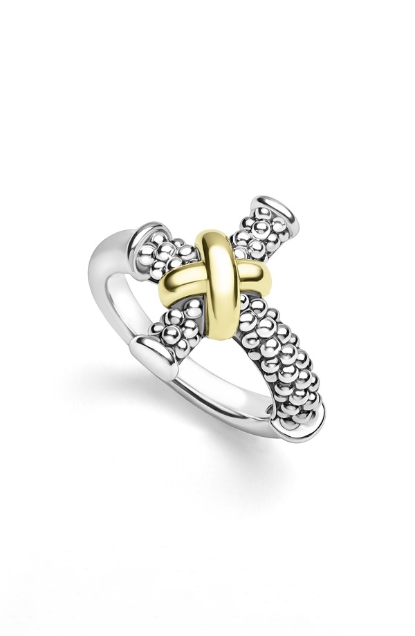 ラゴス レディース アクセサリー 指輪 LAGOS Anthem Cross Ring Two Tone
