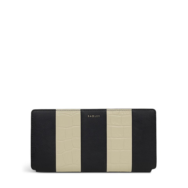 ラドリー レディース アクセサリー 財布 パッチワーク Radley Coin Street - Patchwork Large Bifold Wallet Black ブラック