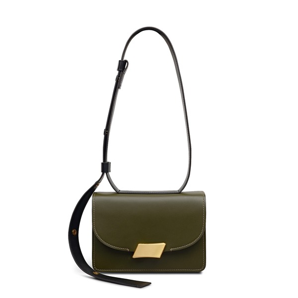 ラドリー レディース 御徒面子 Radley The Belsize Small Flapover Shoulder Bag Pineedle